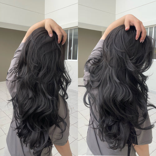 Huudid Wigs - HD Lace Butterfly Layered, Natural Hairline. 4x4 Lace